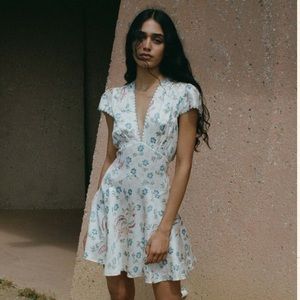 Doen Dianne Dress in Ivory Hollyhock Hills